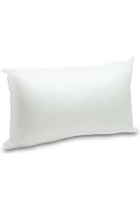 ALMOHADA BLANCA MEDIDA 50X70 RELLENO 110 MG ALTERANTIVA HACIA ABAJO CON RIBETE BLANCO