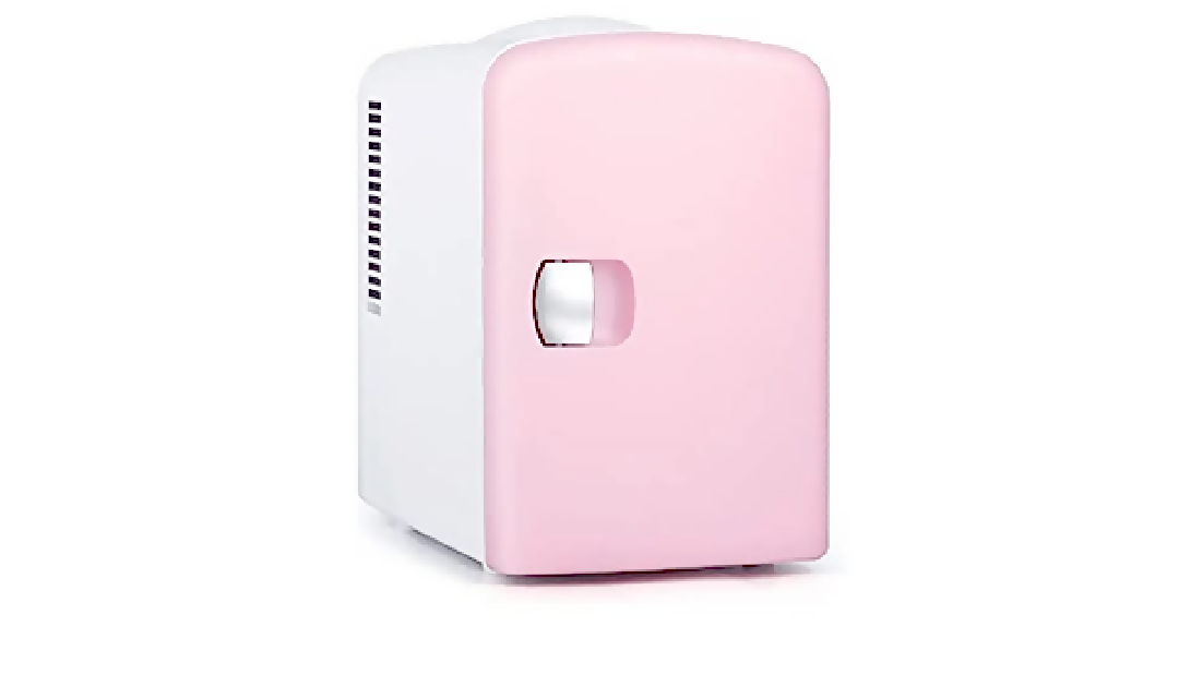 MINI-REFRIGERADOR PORTATIL ROSADO